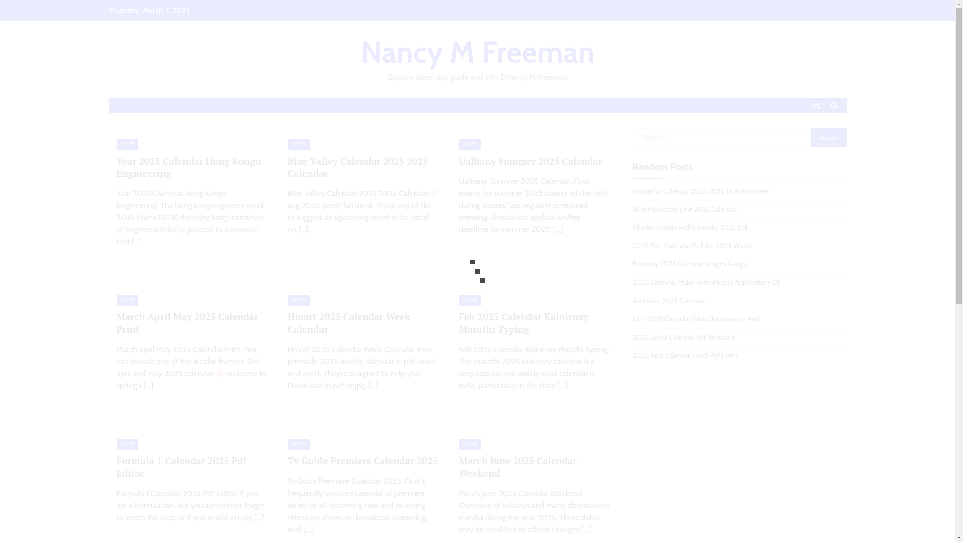 website screenshot of https://nancymfreemand.pages.dev/