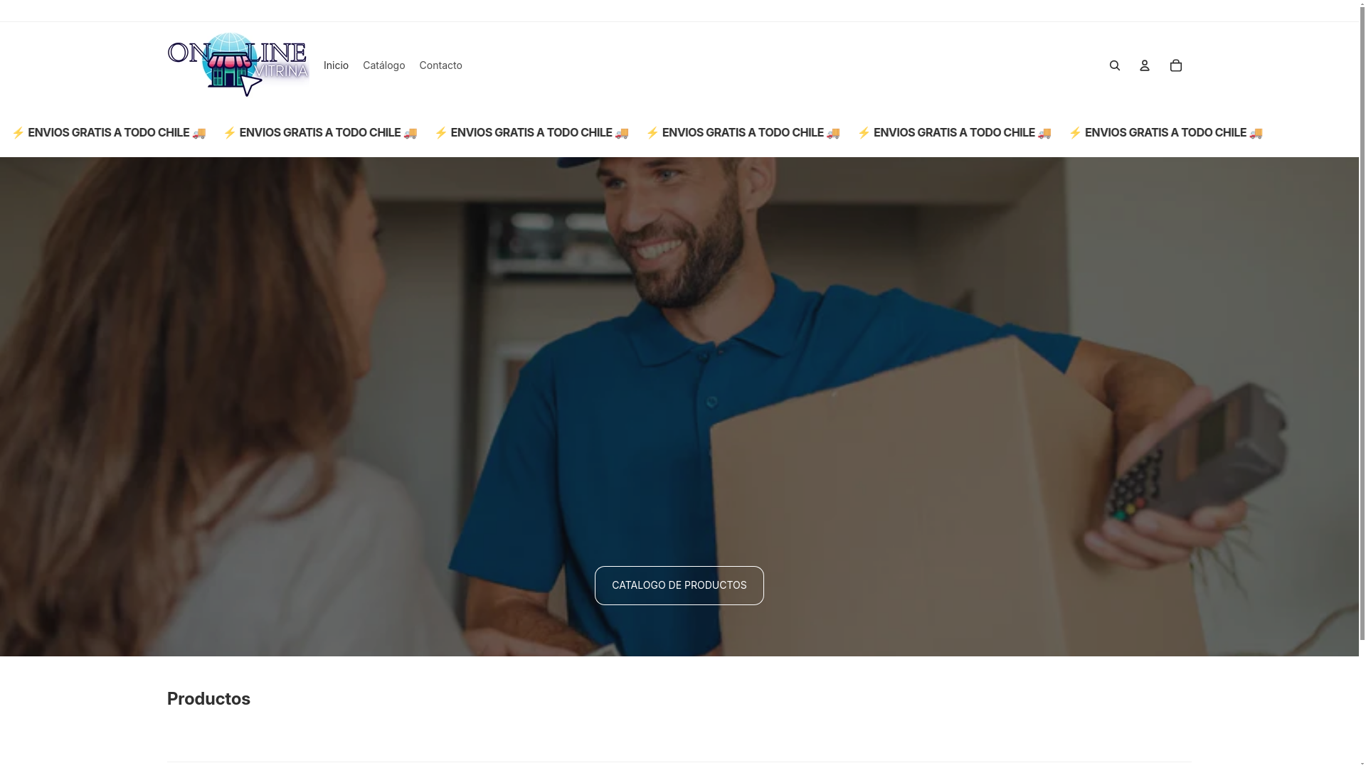 website screenshot of https://vitrinaonlinea.com/
