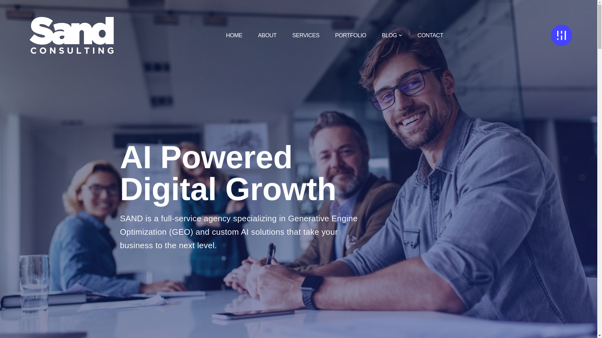 website screenshot of https://sandconsulting-website.pages.dev/
