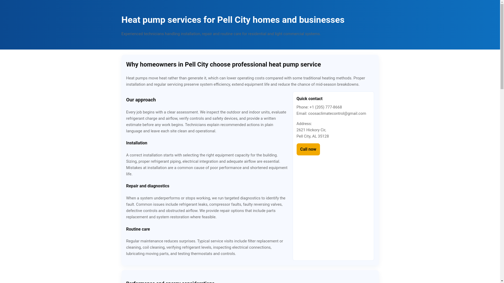 website screenshot of https://heat-pump-system-in-pell-city-al.pages.dev/