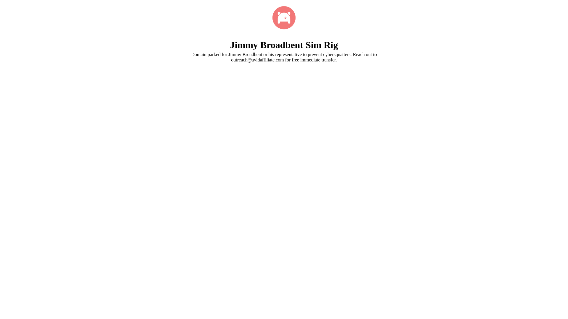 website screenshot of https://jimmybroadbent.co.uk/