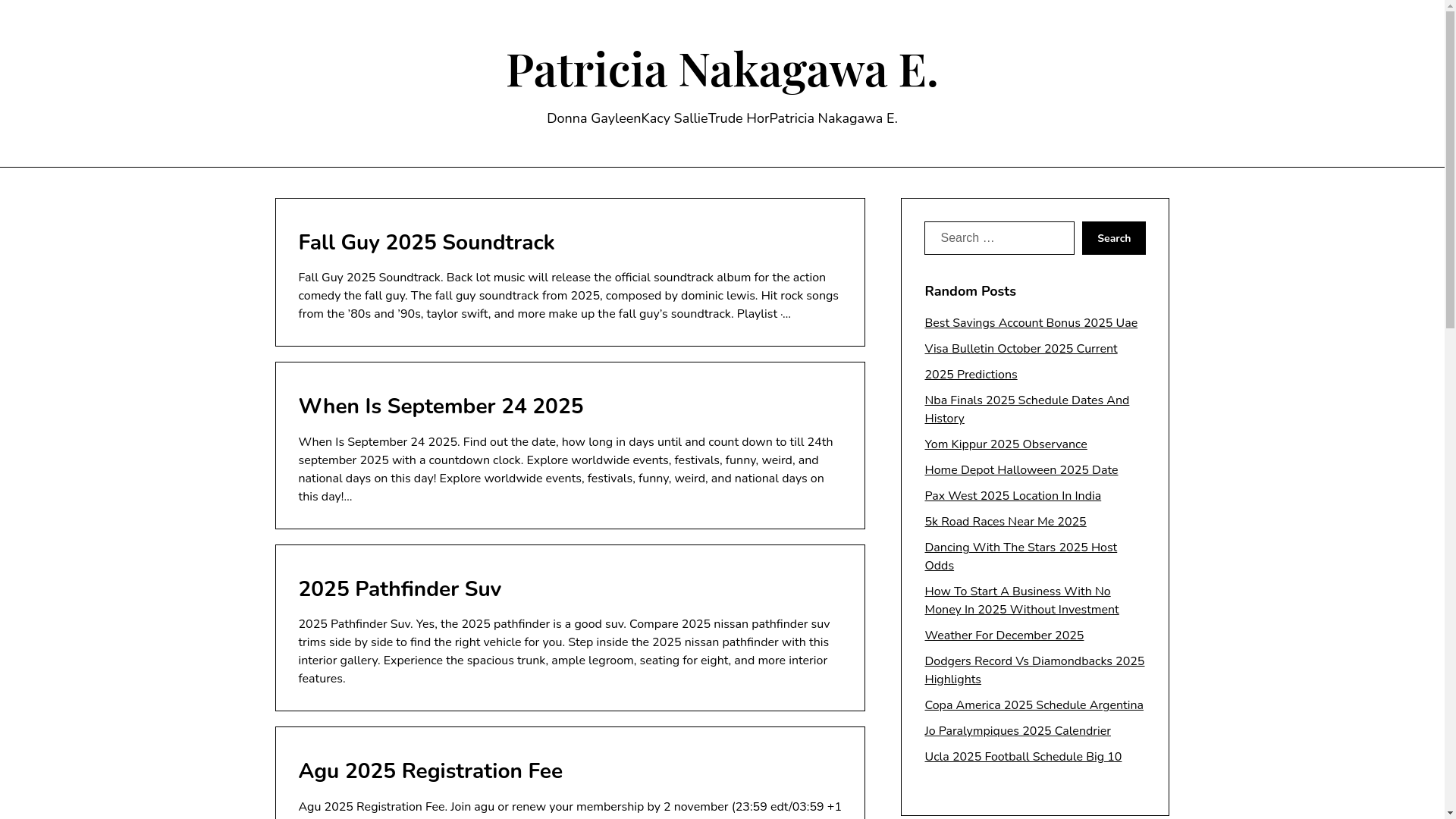 website screenshot of https://patricianakagawae.pages.dev/