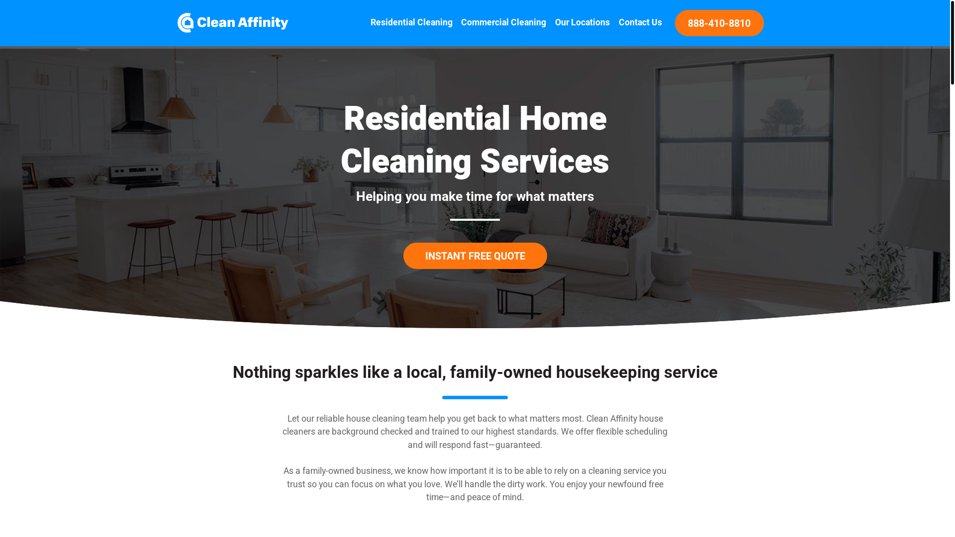 website screenshot of https://cleanaffinity-com.pages.dev/