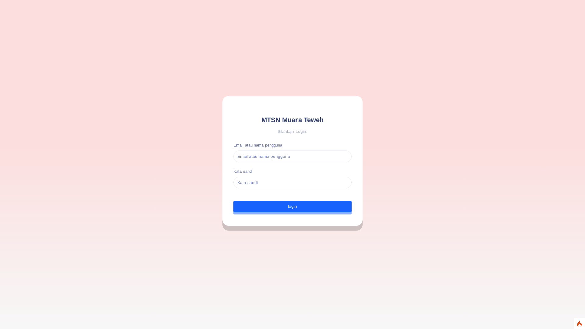 website screenshot of https://ekstrakurikulermtsbaruut.my.id/