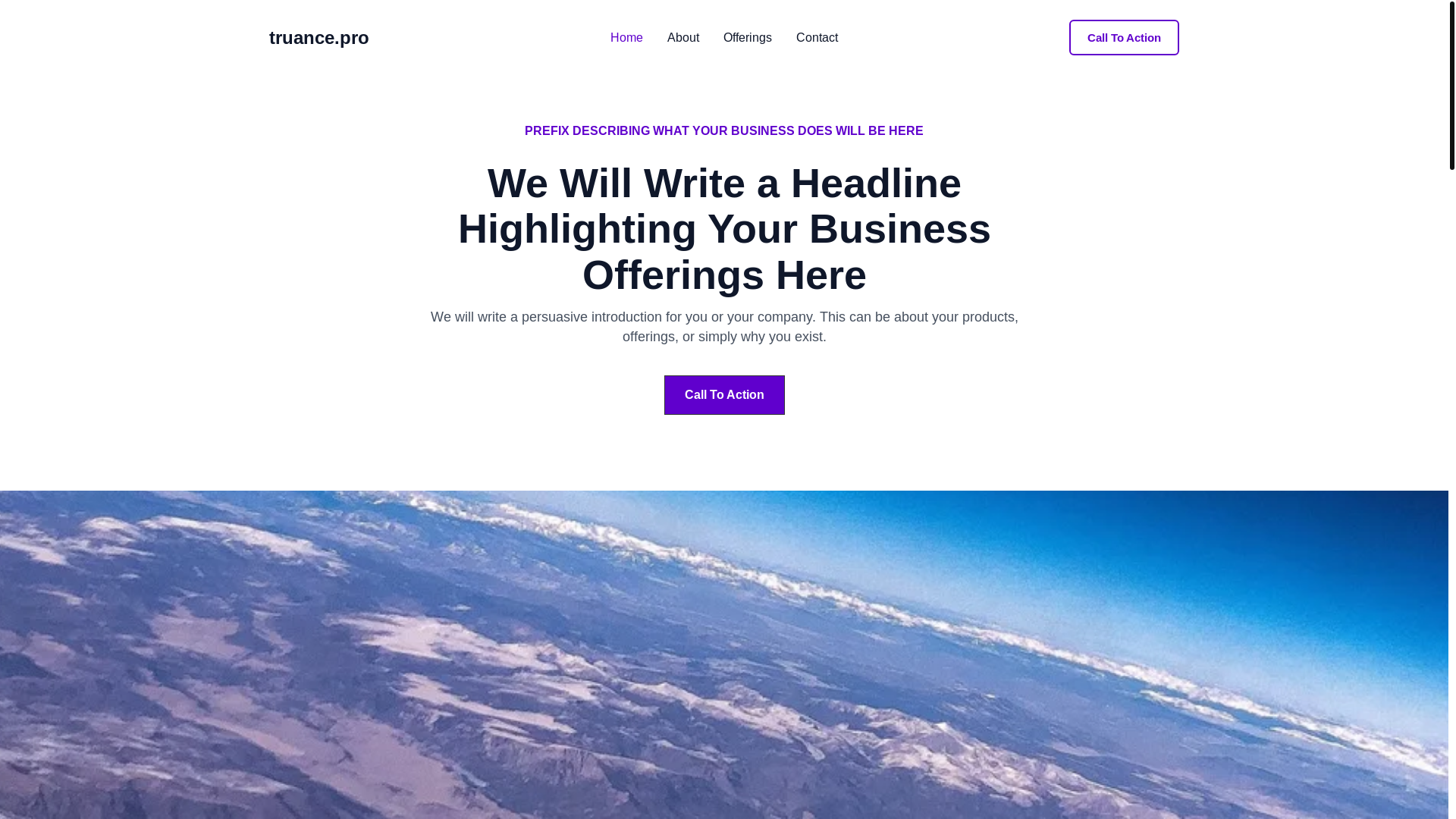 website screenshot of https://truance.pro/
