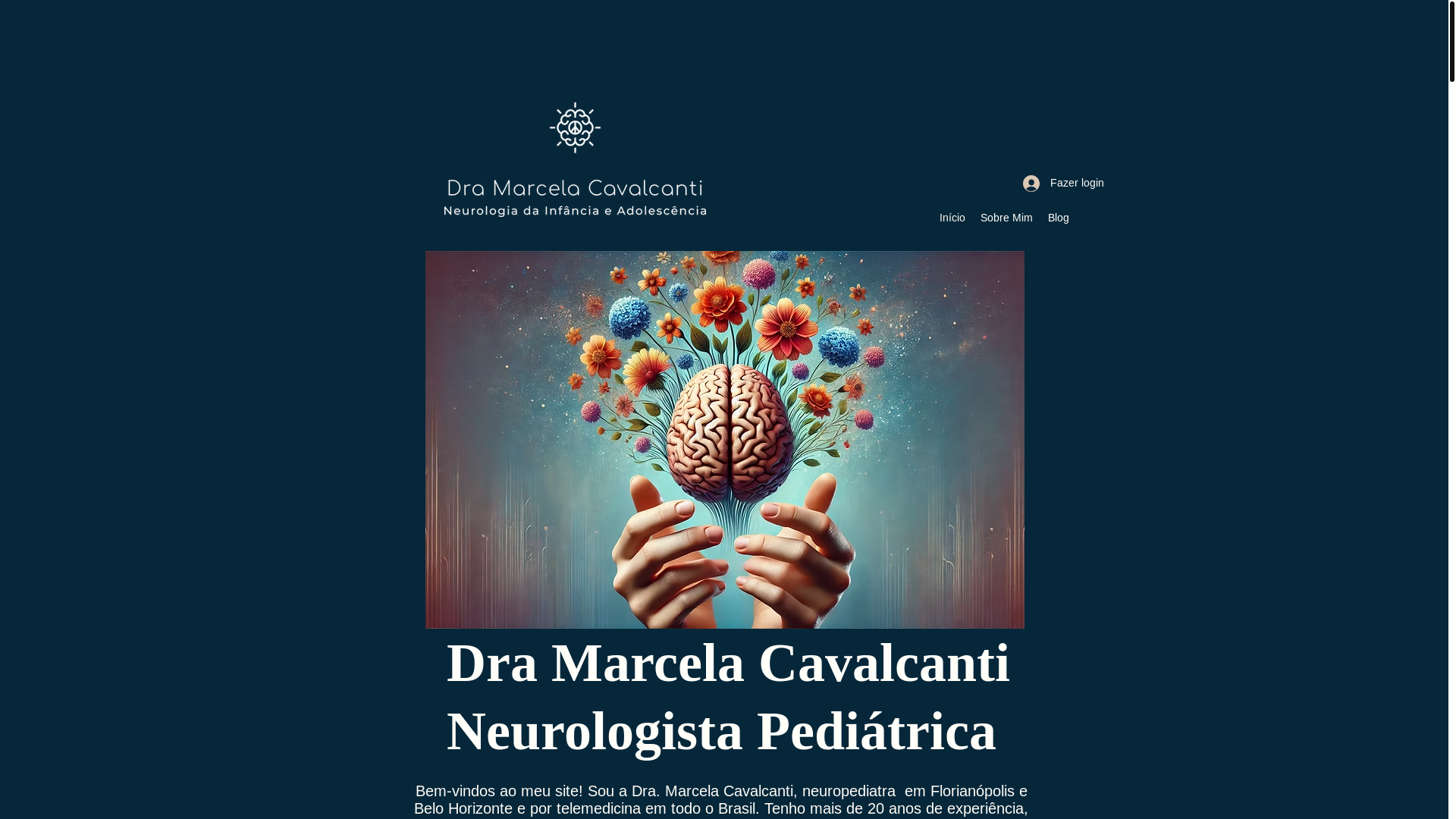website screenshot of https://dramarcelaneuropediatra.com/