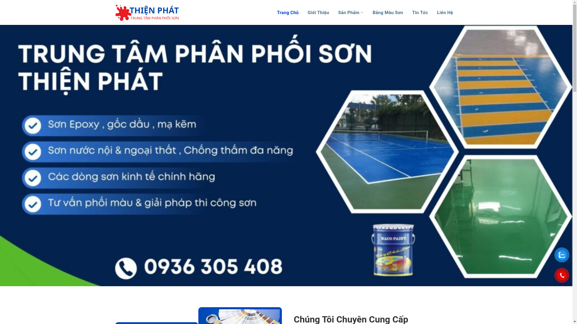 website screenshot of https://sonthienphat93.com/