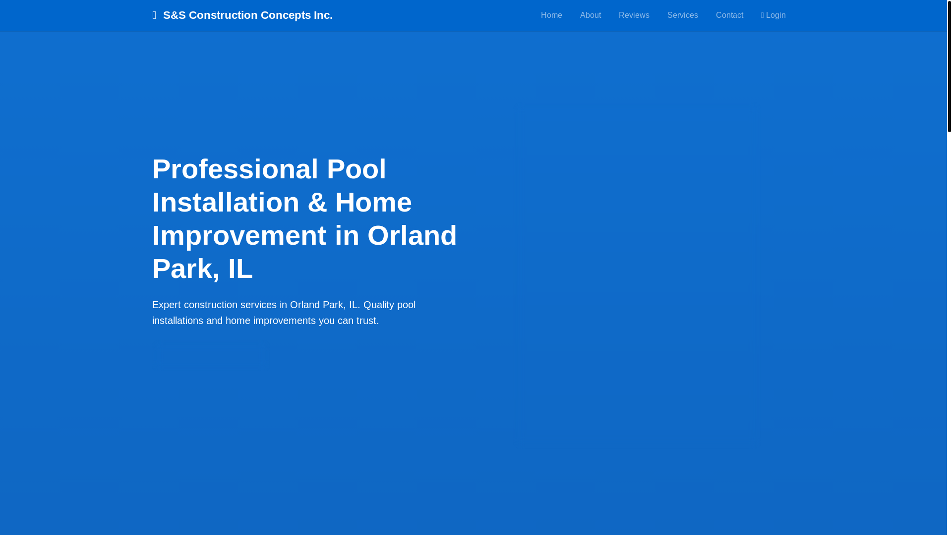 website screenshot of https://snsconstructionconcepts.com/