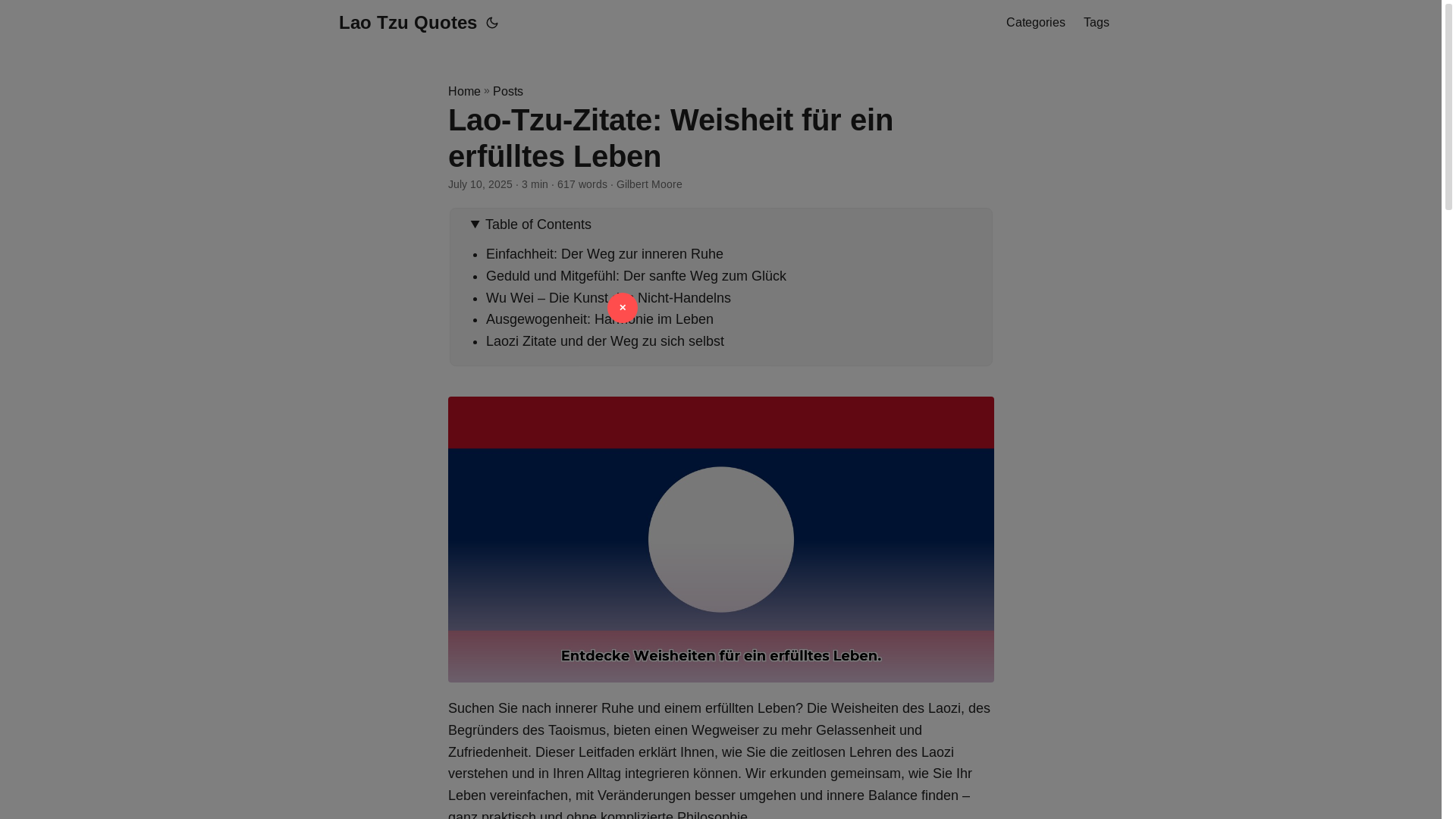 website screenshot of https://lao-tzu-quotes.pages.dev/