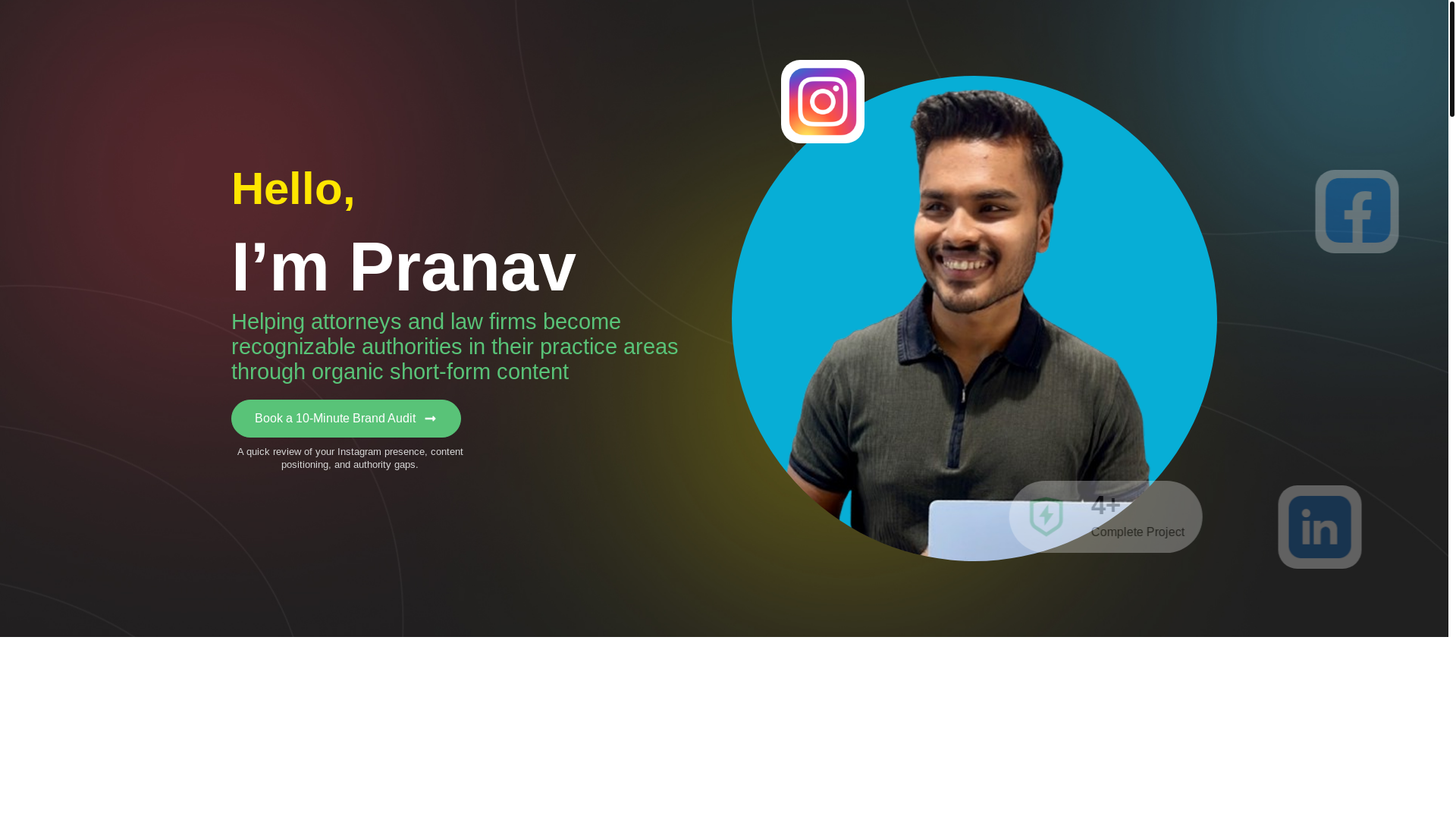 website screenshot of https://wekonectmmedia.com/