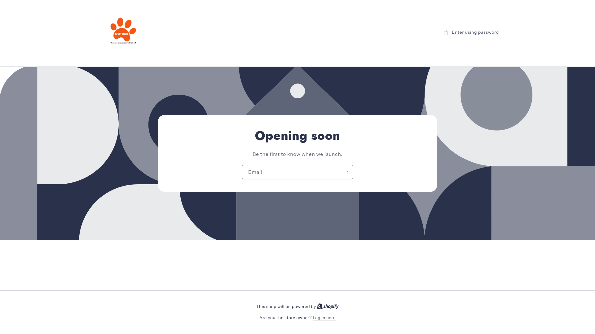 website screenshot of https://sniffbob.com/