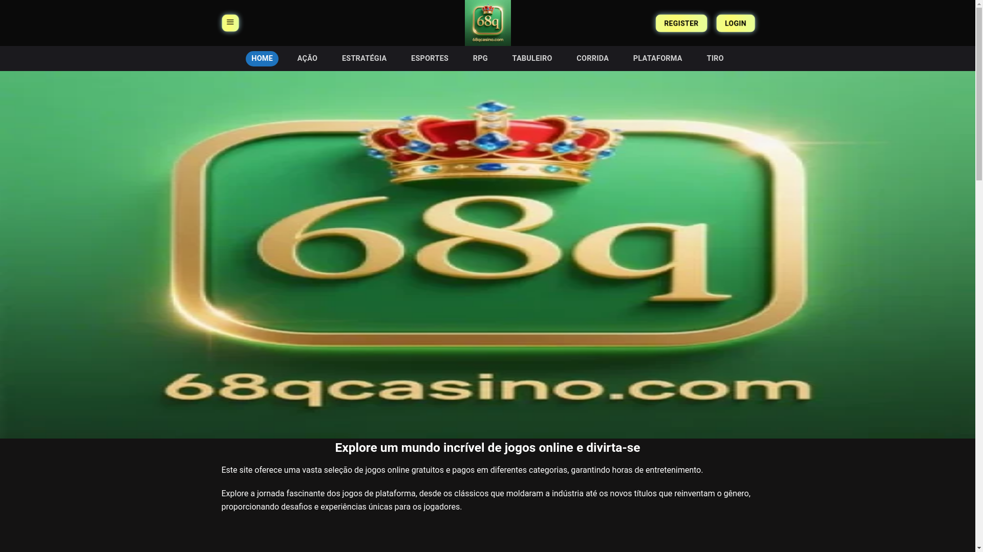 website screenshot of https://68qcasino.com/