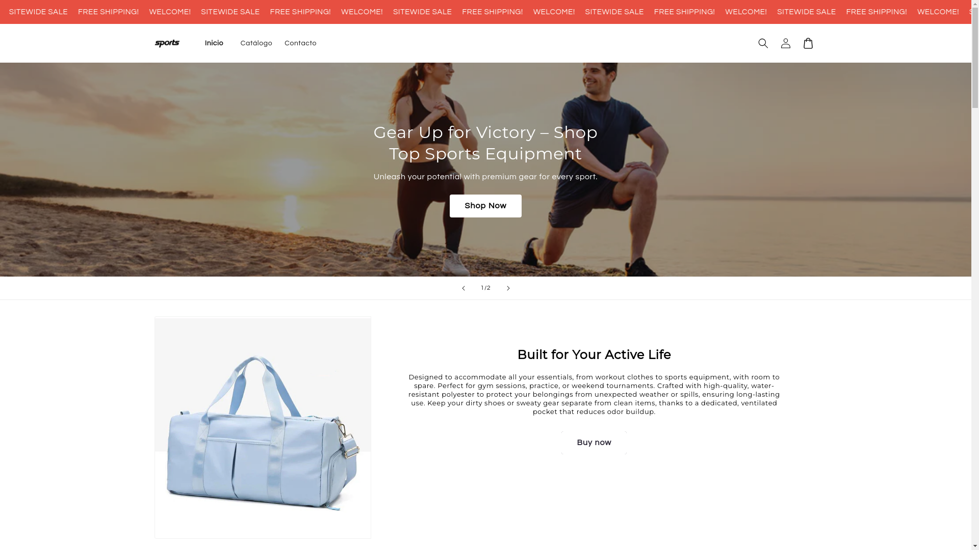 website screenshot of https://fitniteshop.store/