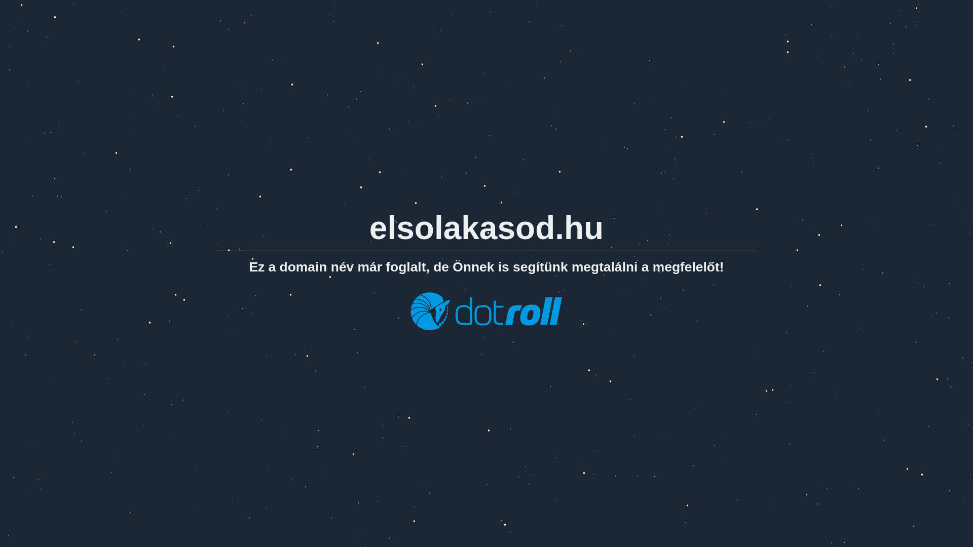 website screenshot of https://elsolakasod.hu/