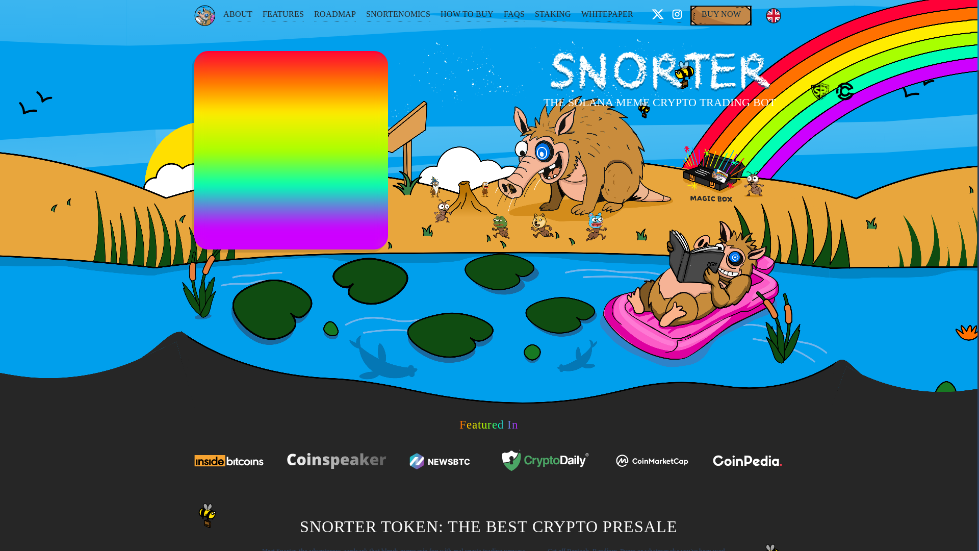 website screenshot of https://snorter-crypto.com/