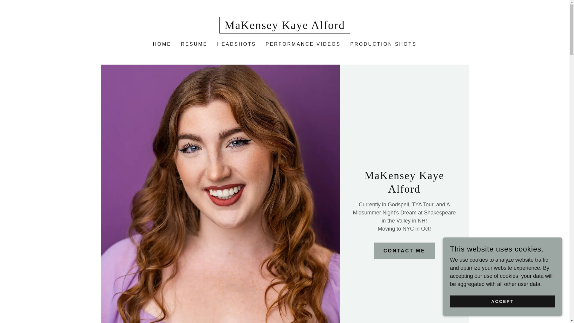 website screenshot of https://makensey-kaye-alford.com/