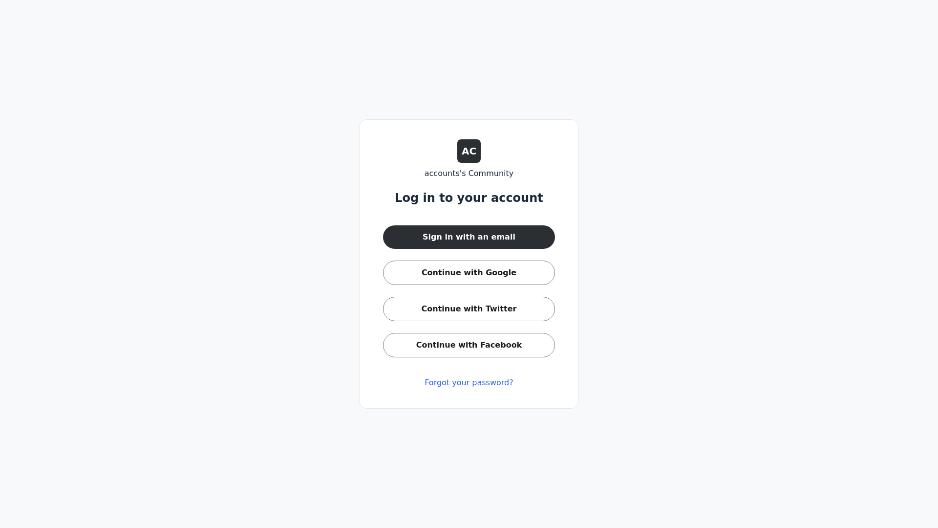 website screenshot of https://login.circle.so/sign_in?request_host=accountss-community.circle.so