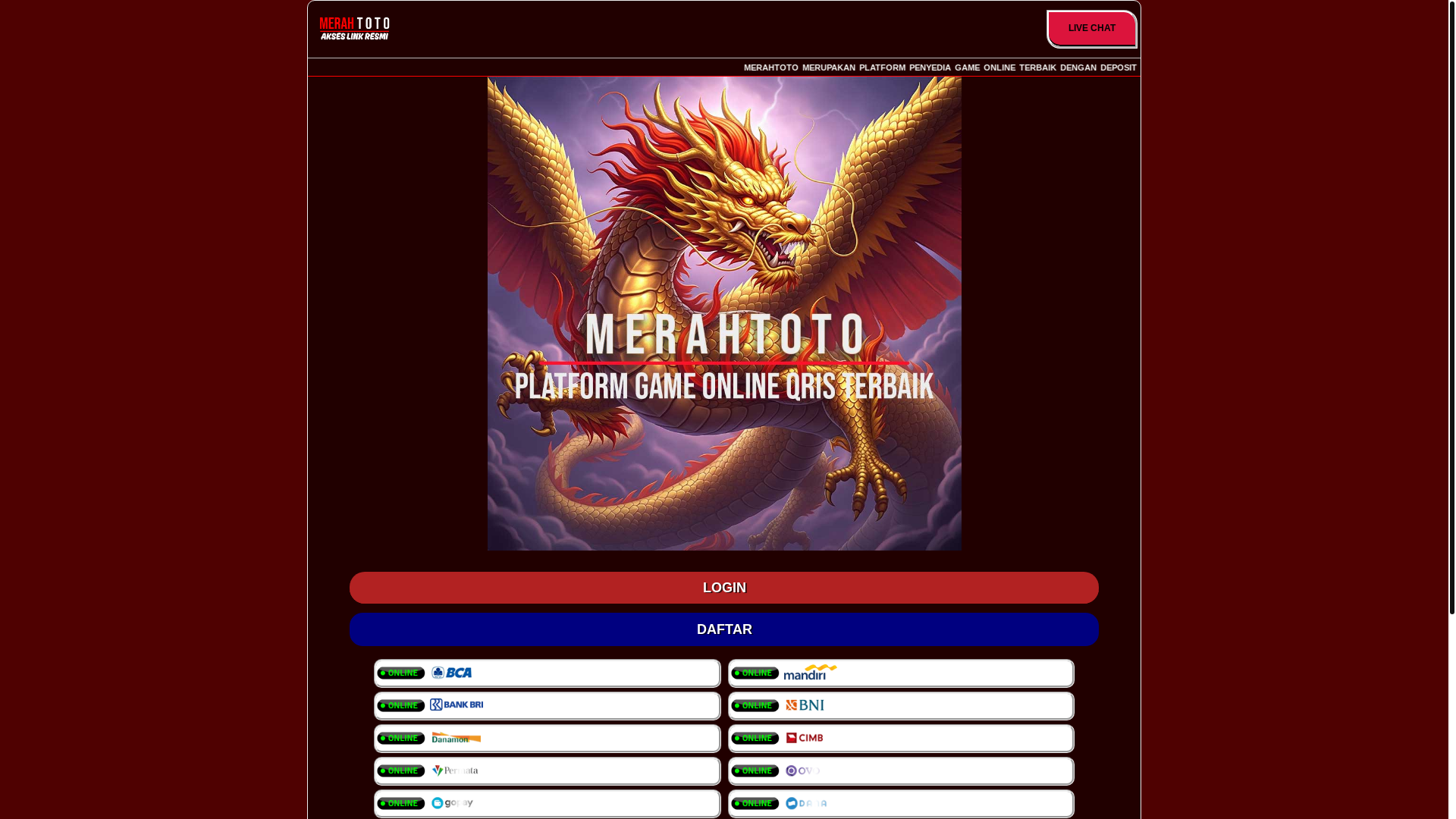 website screenshot of https://linklistmerah.pages.dev/
