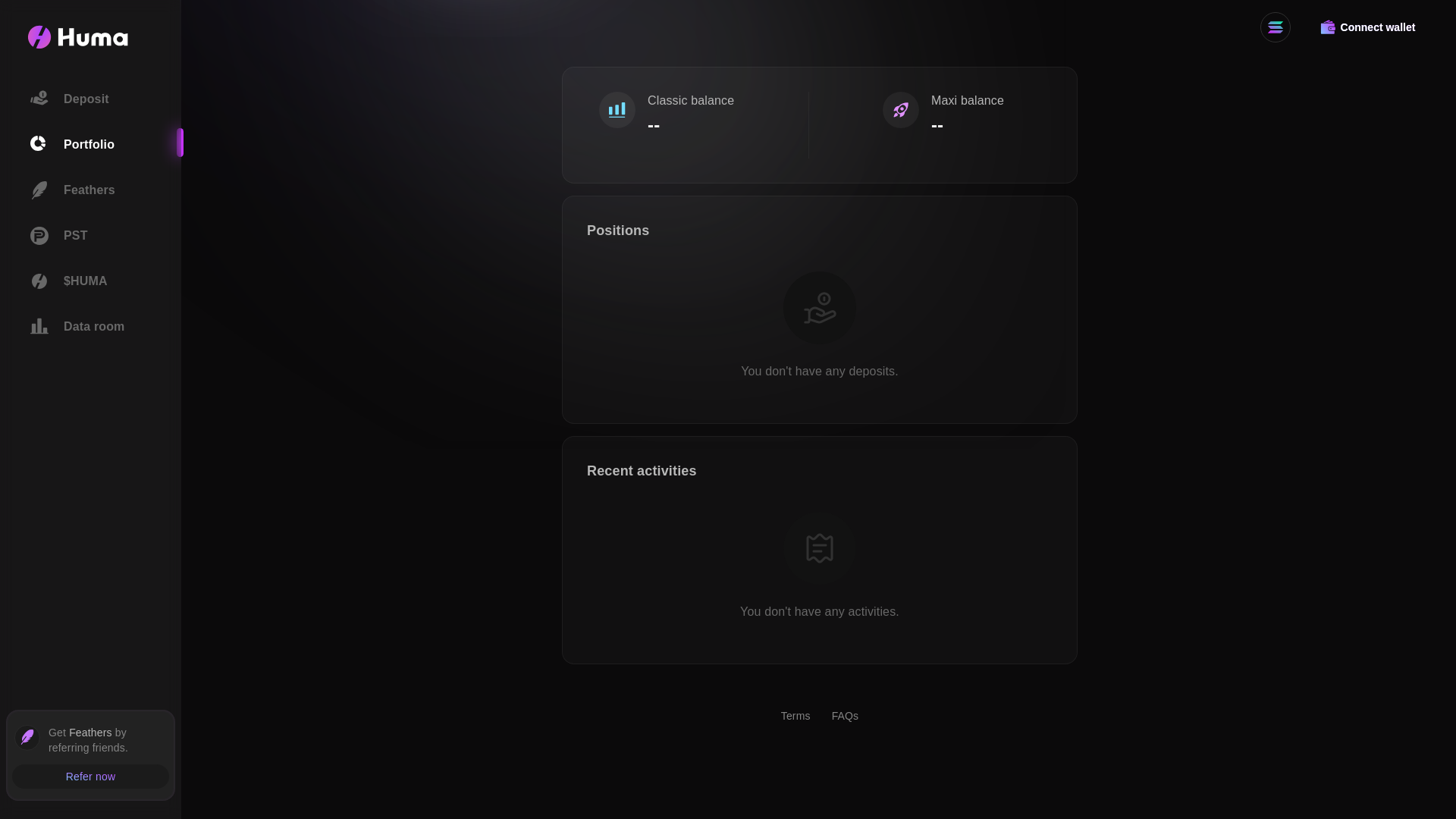 website screenshot of https://hurna.finance/