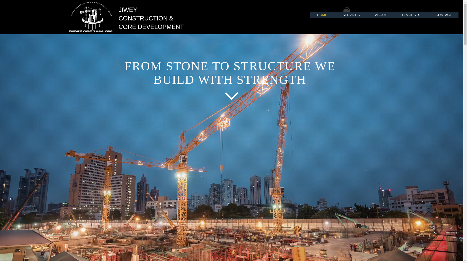website screenshot of https://jiweyconstruction.com/