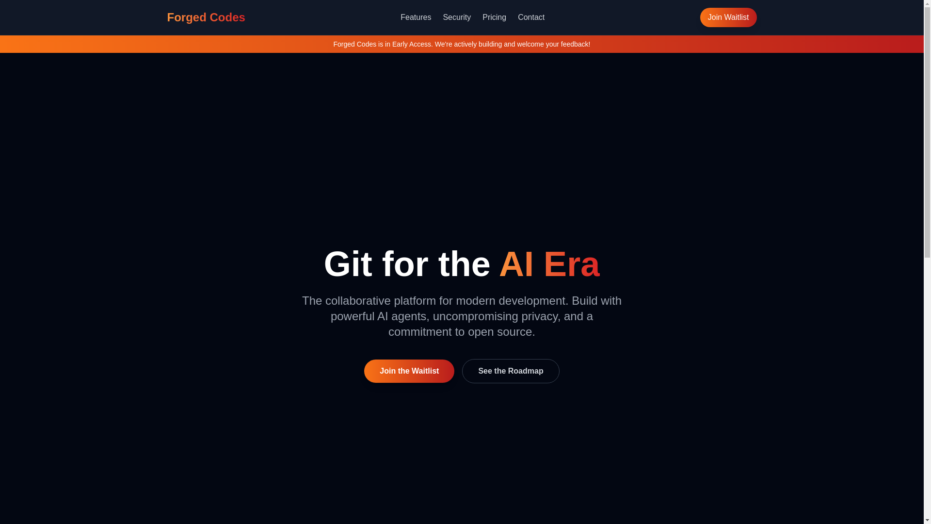 website screenshot of https://forged-codes.pages.dev/