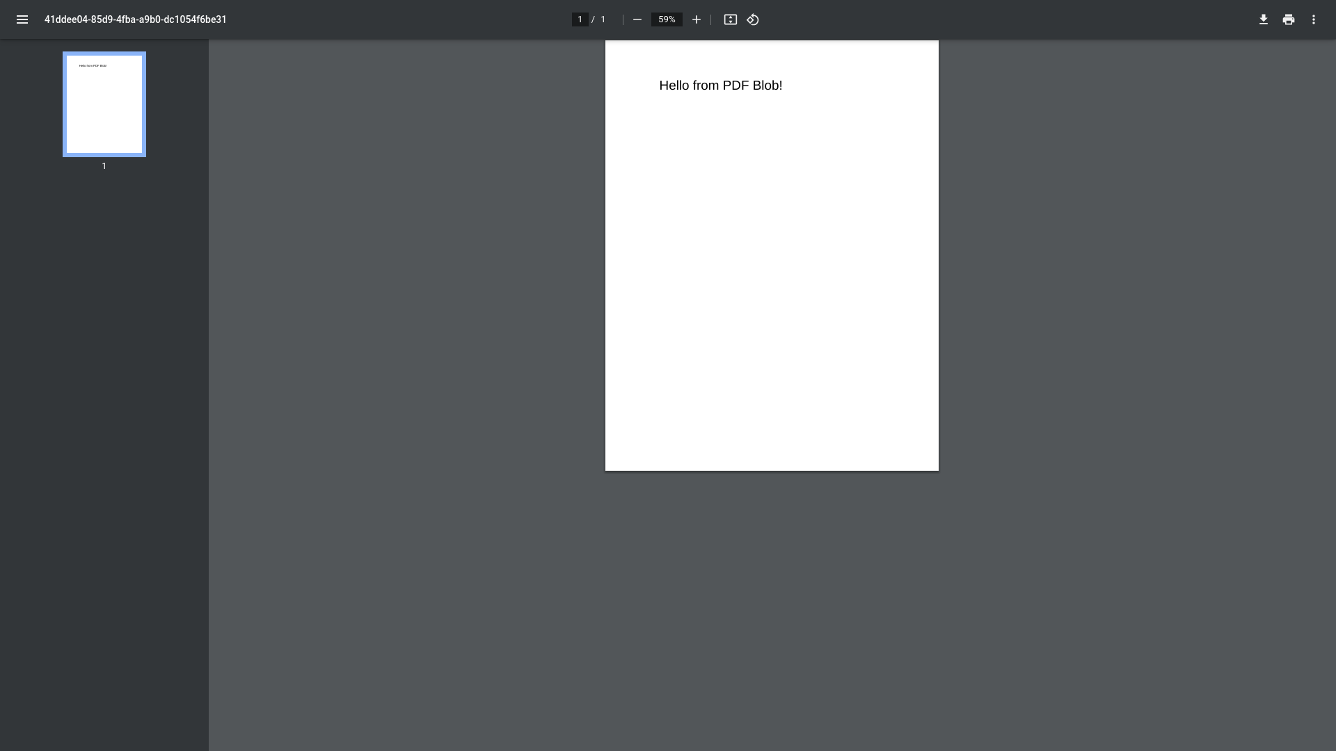 website screenshot of https://blobtest.pages.dev/