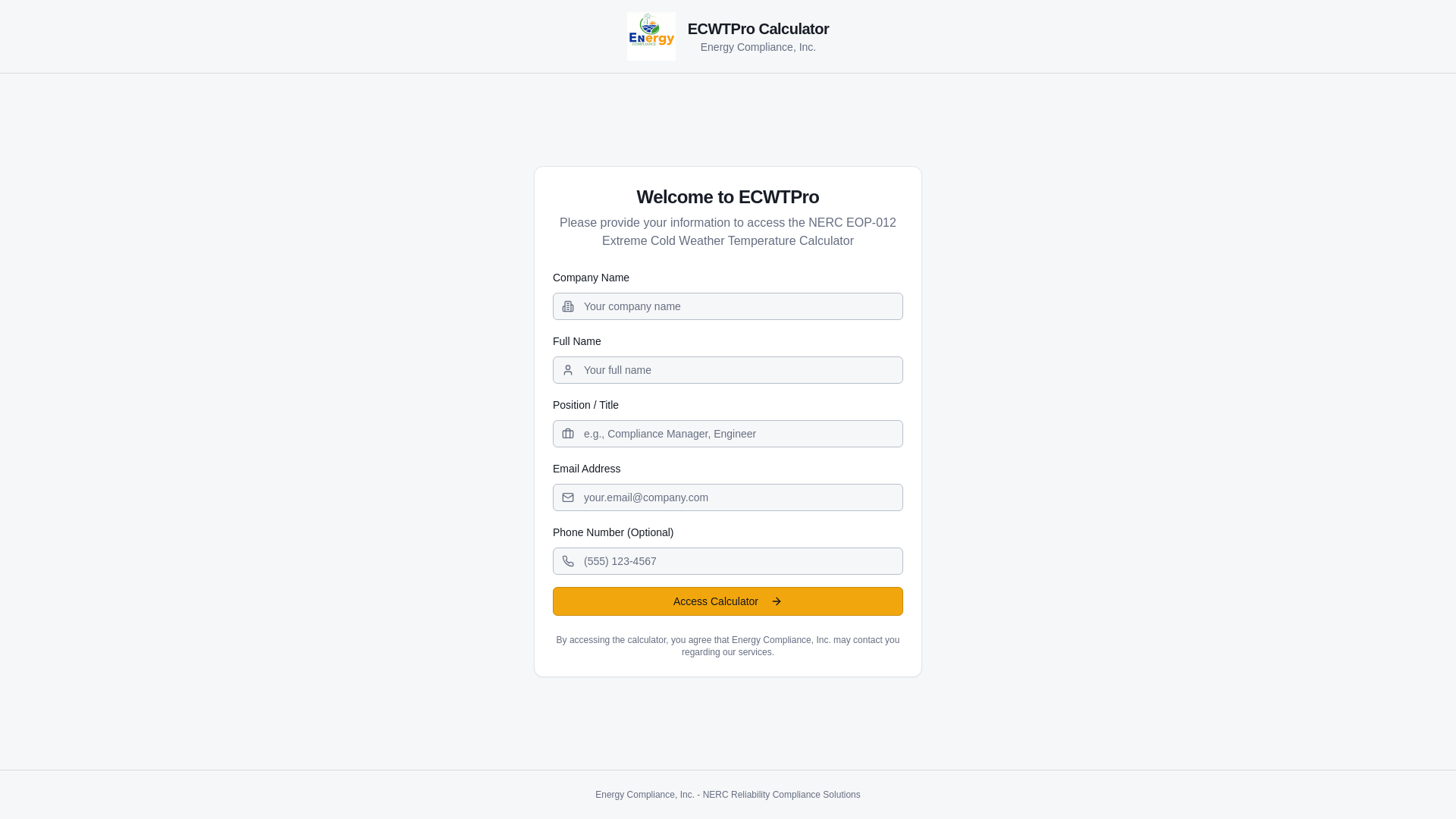 website screenshot of https://ecwtpro.com/