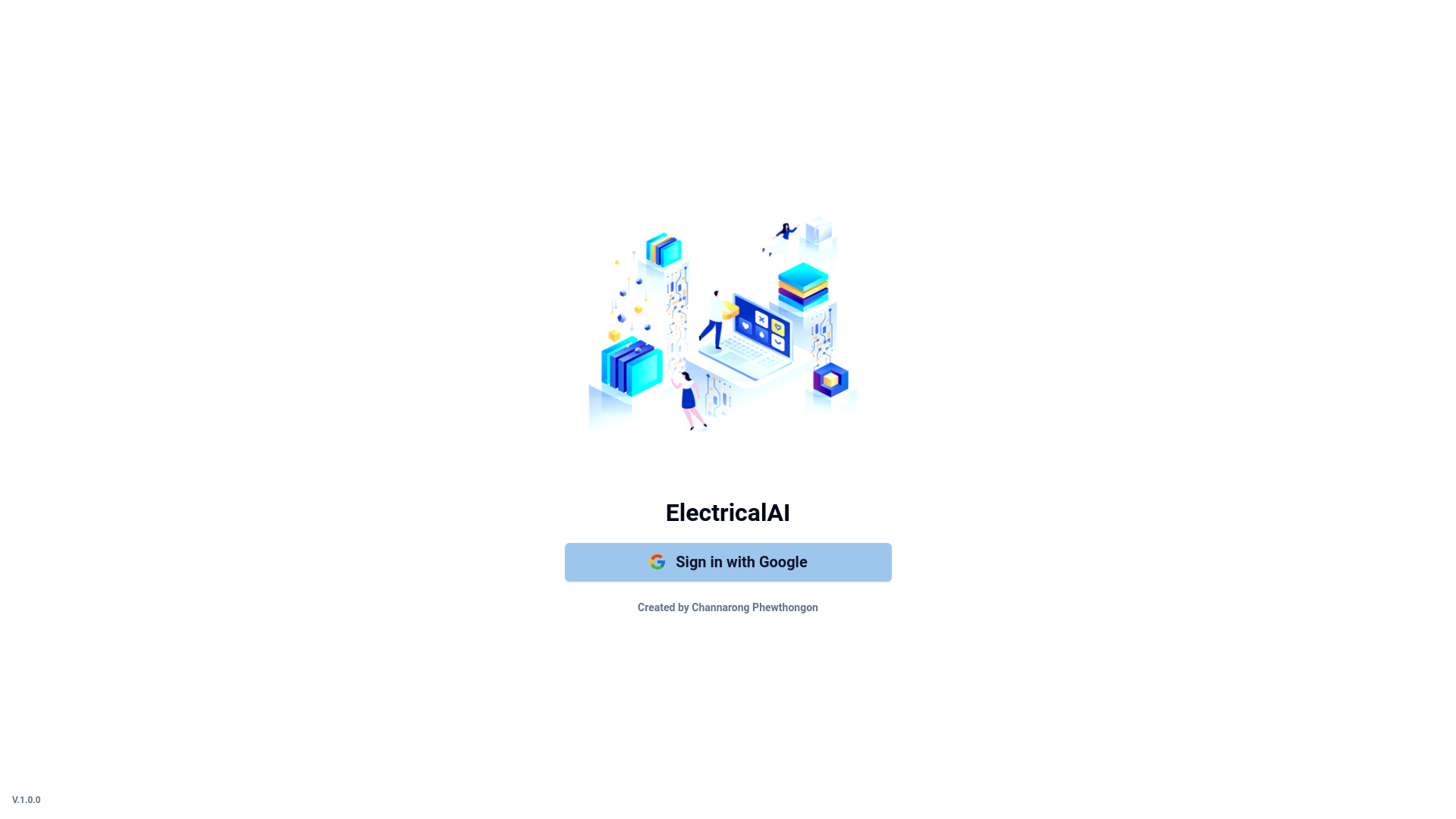 website screenshot of https://electricalai.pages.dev/