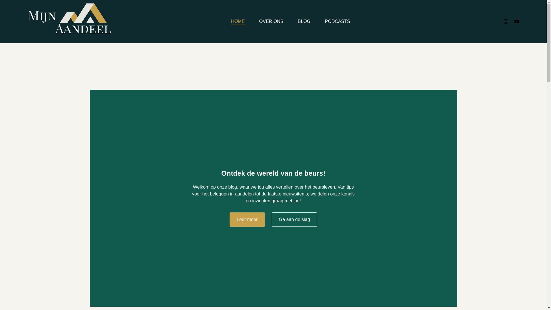 website screenshot of https://mijnaandeel.com/
