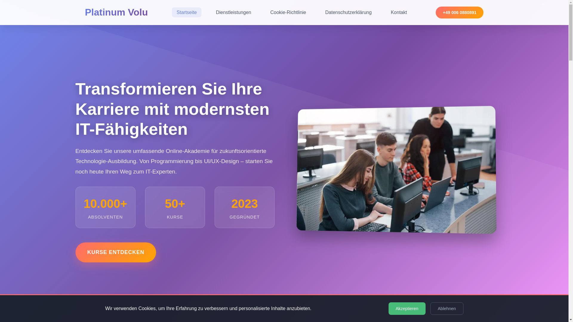 website screenshot of https://verobiz.pro/