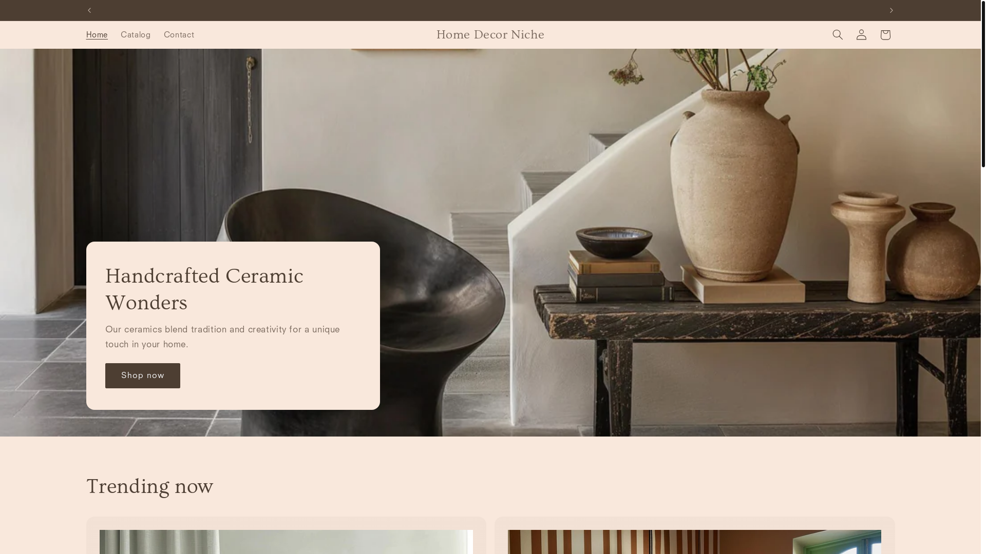 website screenshot of https://homedecorniche.org/