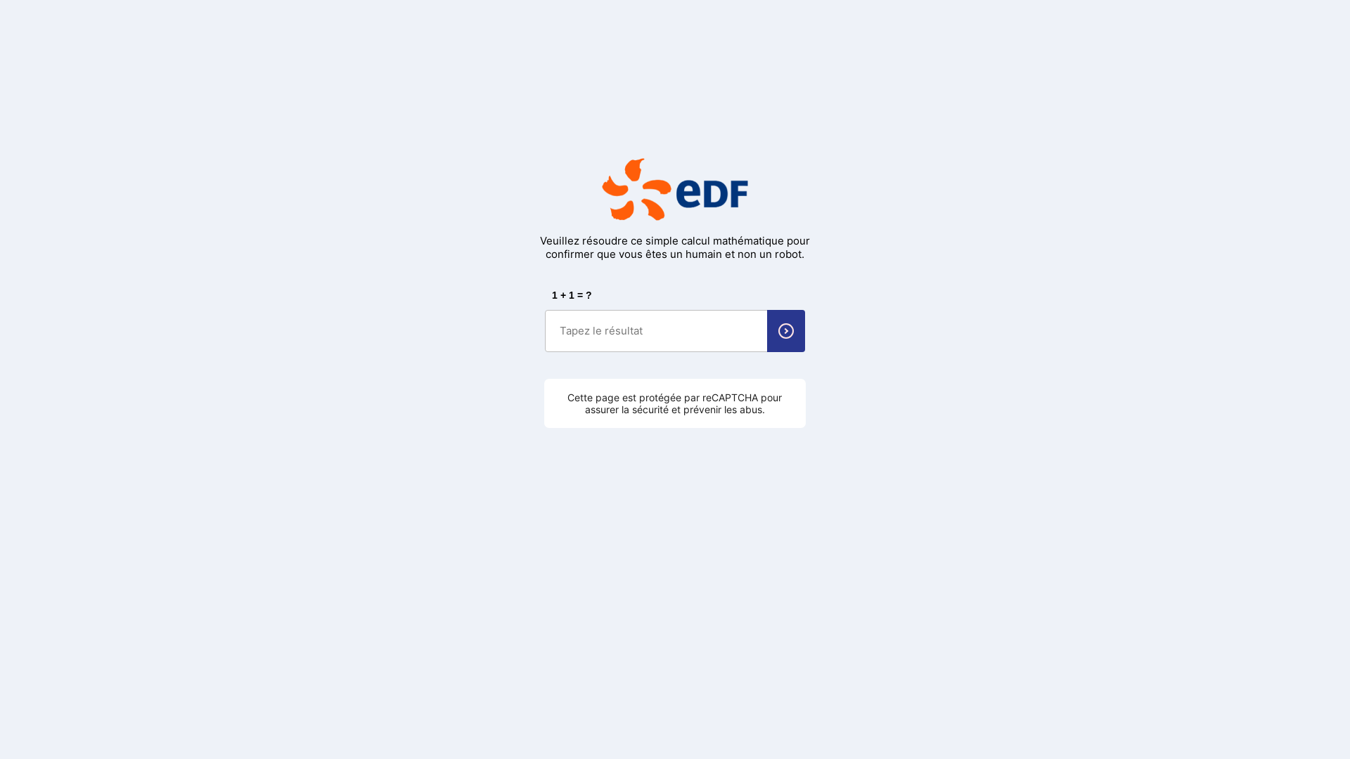 website screenshot of https://edf-mes-redevances.com/