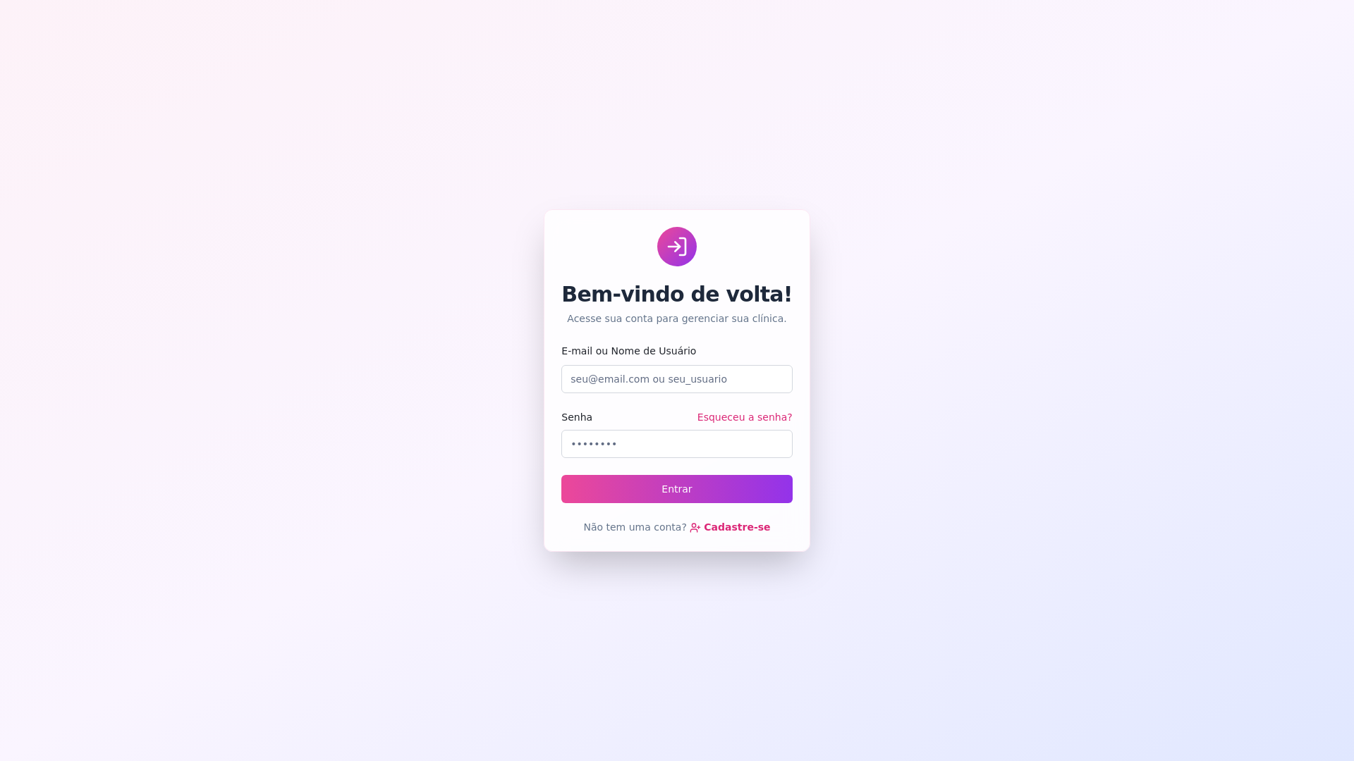 website screenshot of https://eagerenciamentodeclinica.com.br/