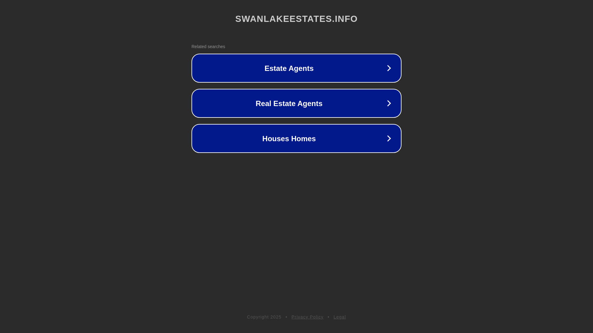 website screenshot of https://swanlakeestates.info/
