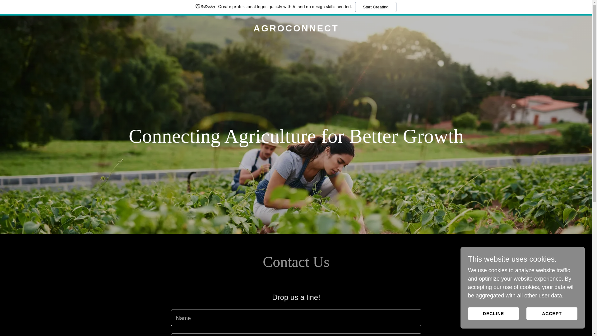 website screenshot of https://agroconnectmz.com/