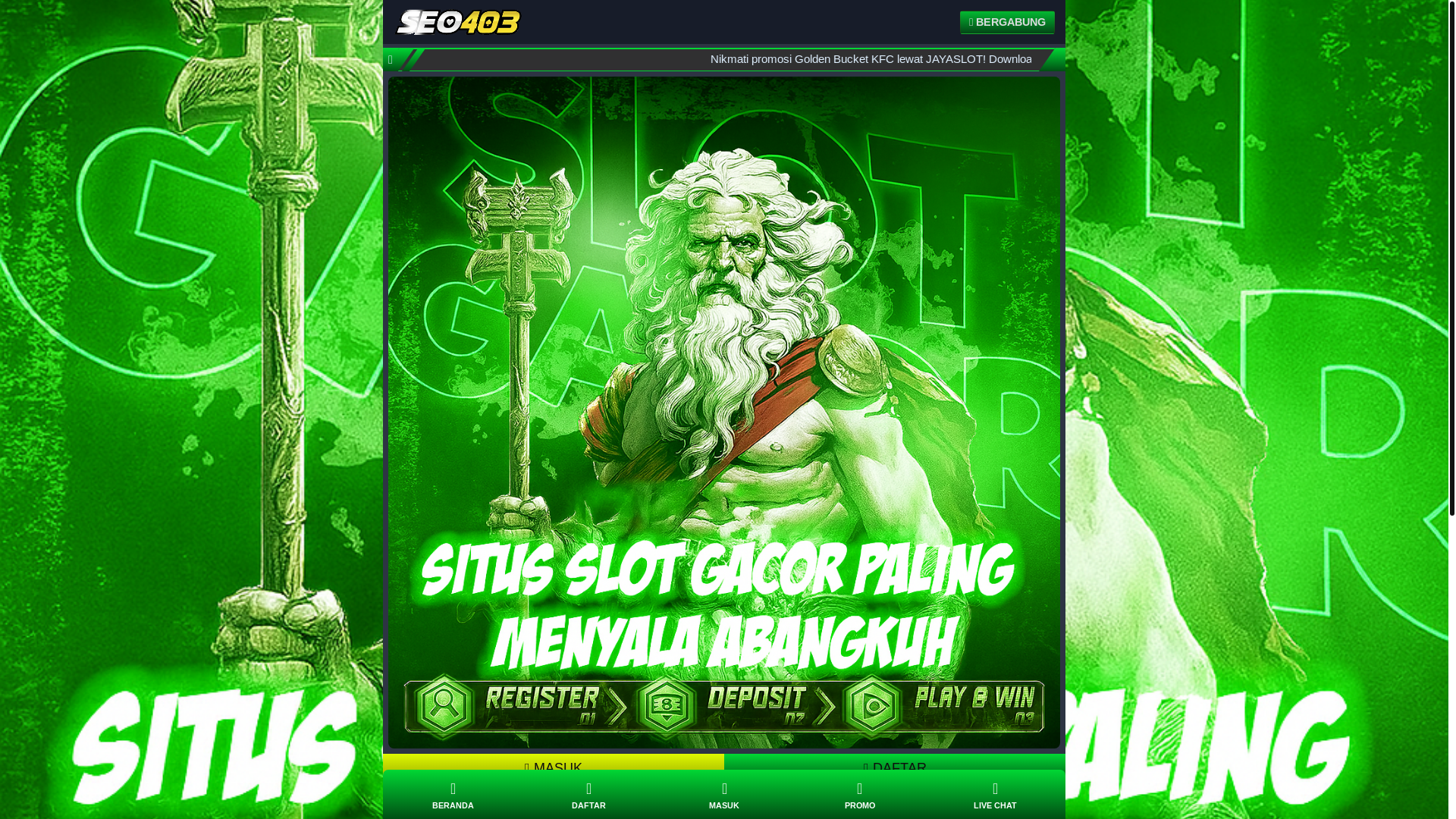website screenshot of https://kfc-jaya.pages.dev/
