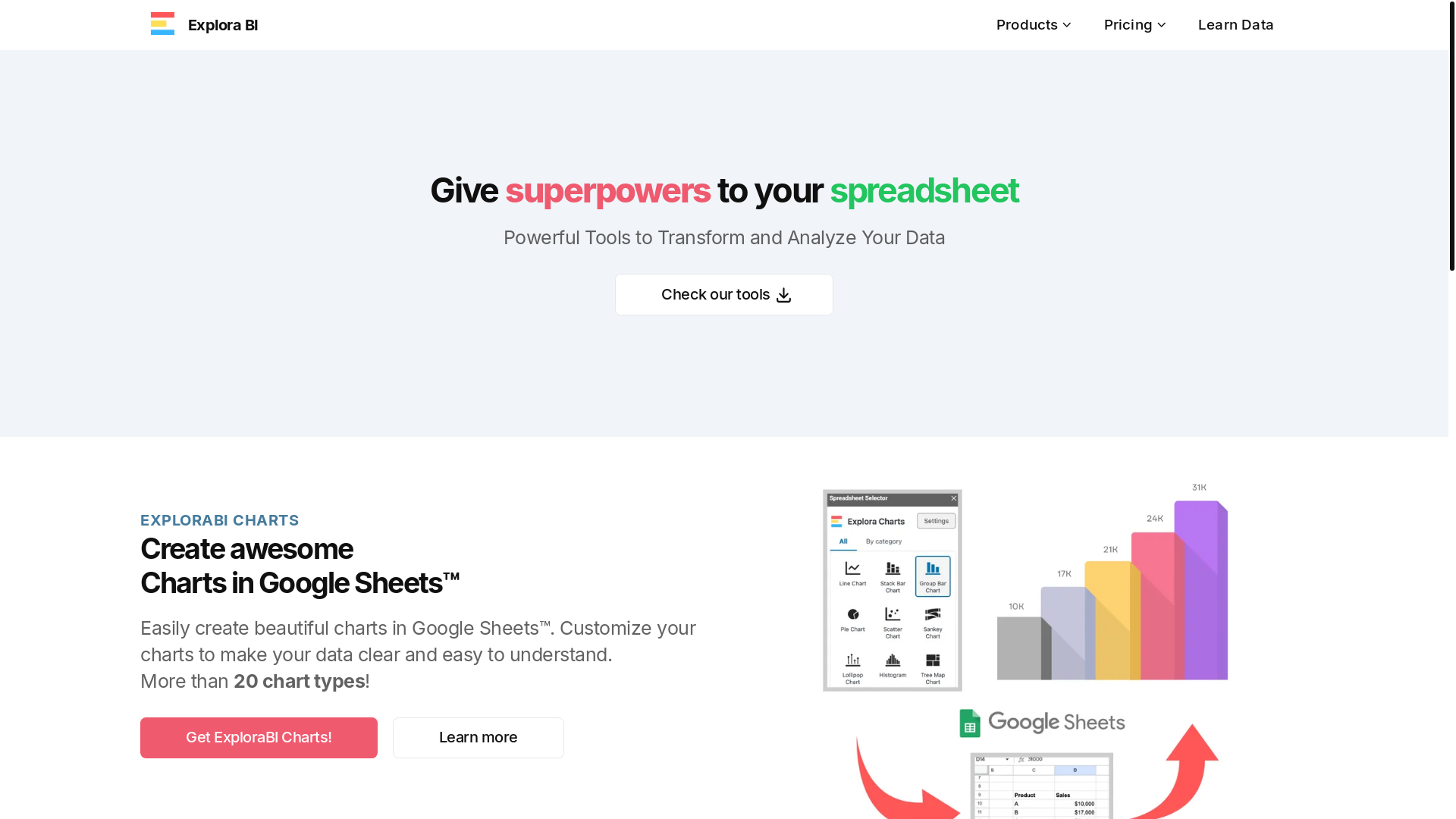 website screenshot of https://explorabi.pages.dev/