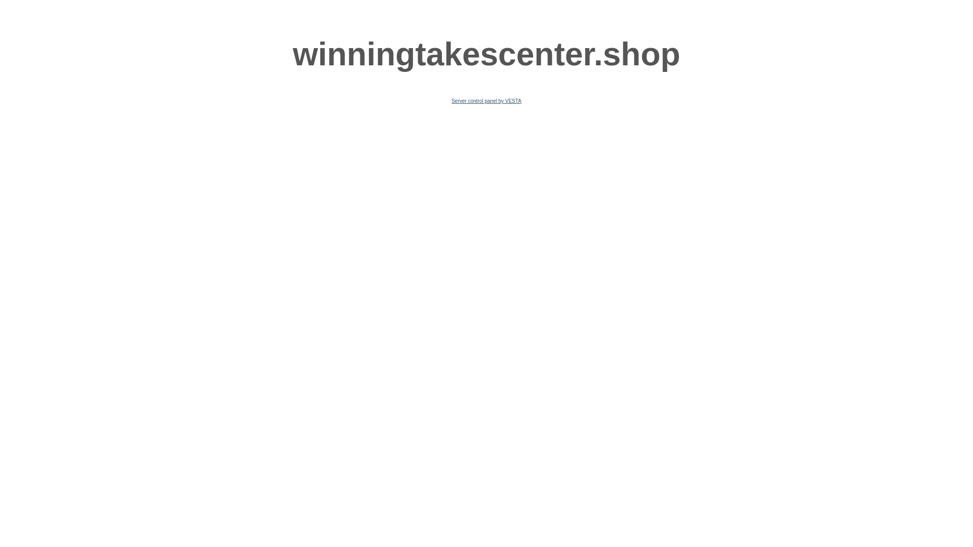 website screenshot of https://winningtakescenter.shop/