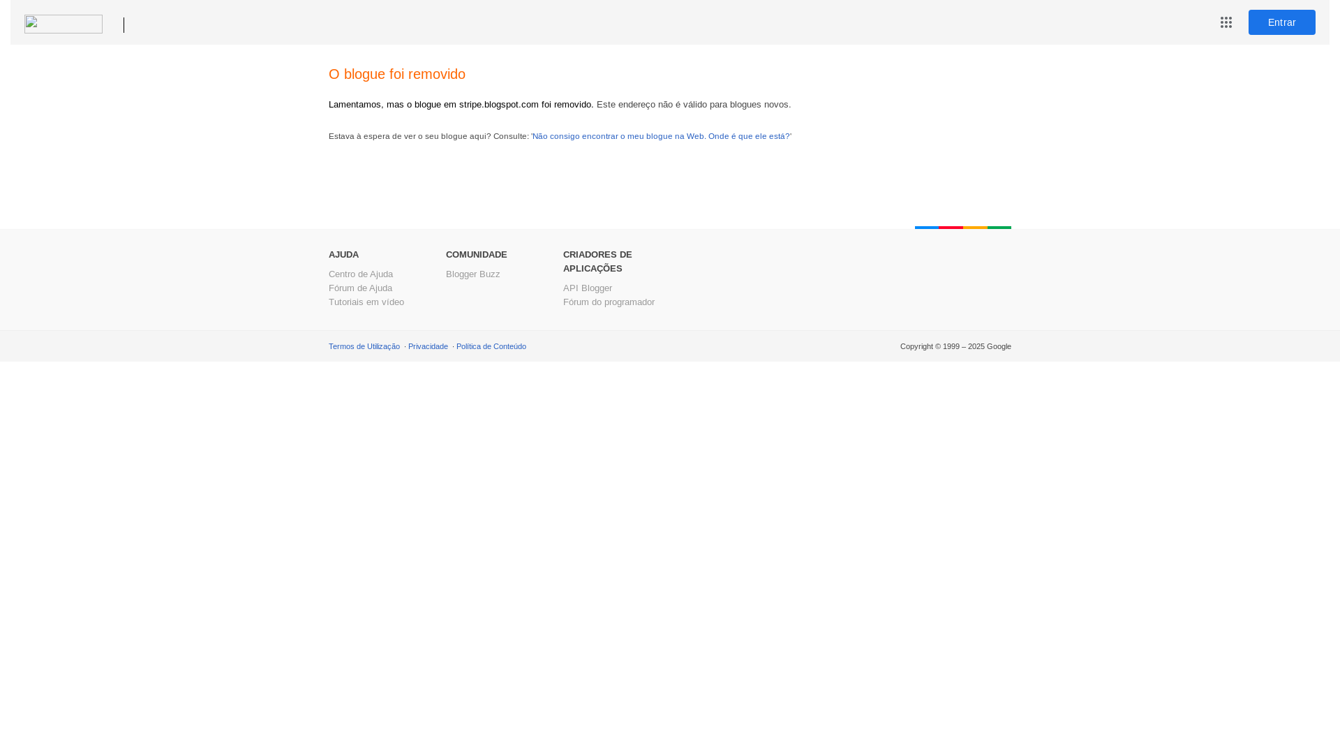 website screenshot of https://stripe.blogspot.com/