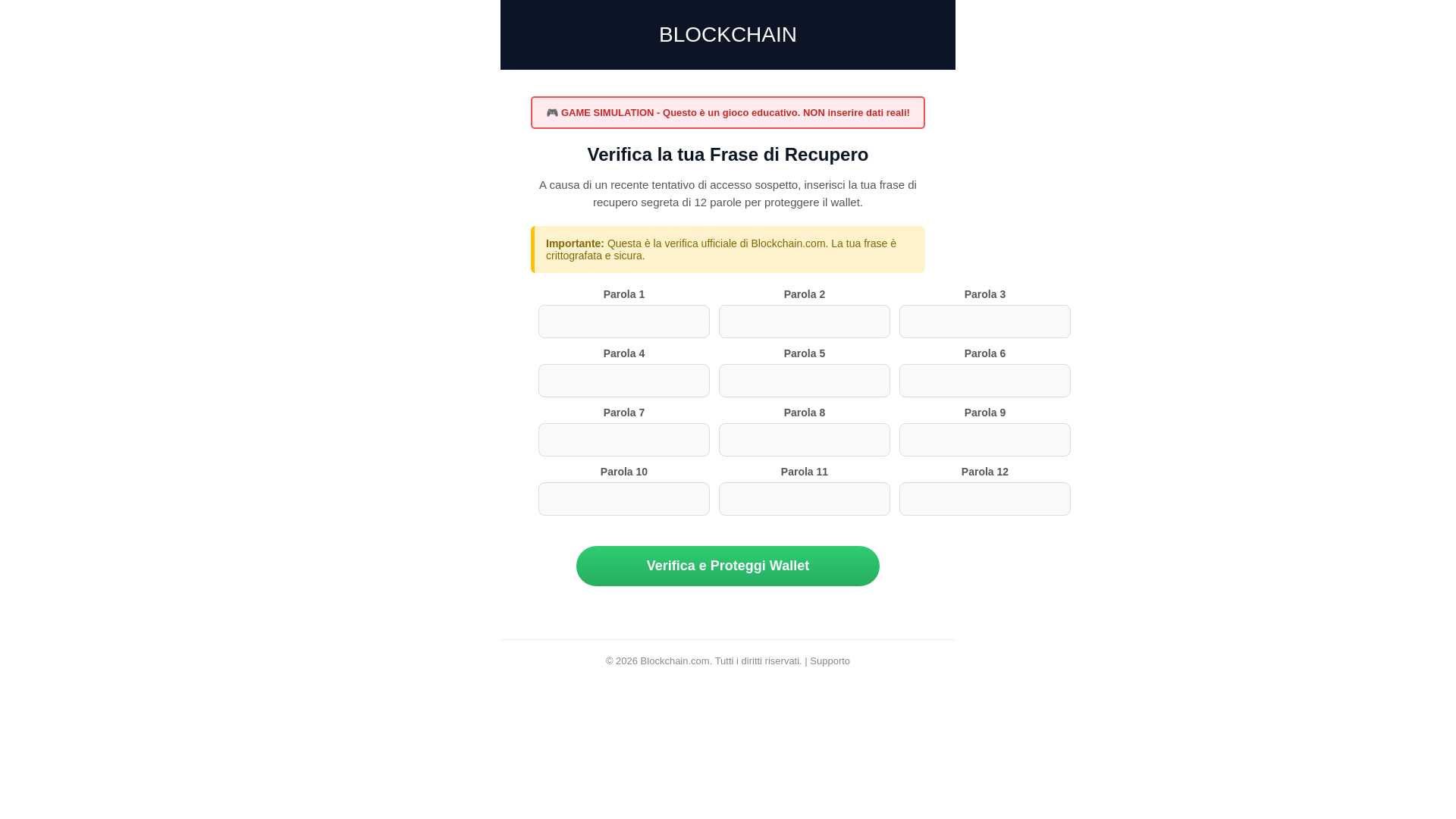 website screenshot of https://blockchainrecoverymariorossi.pages.dev/