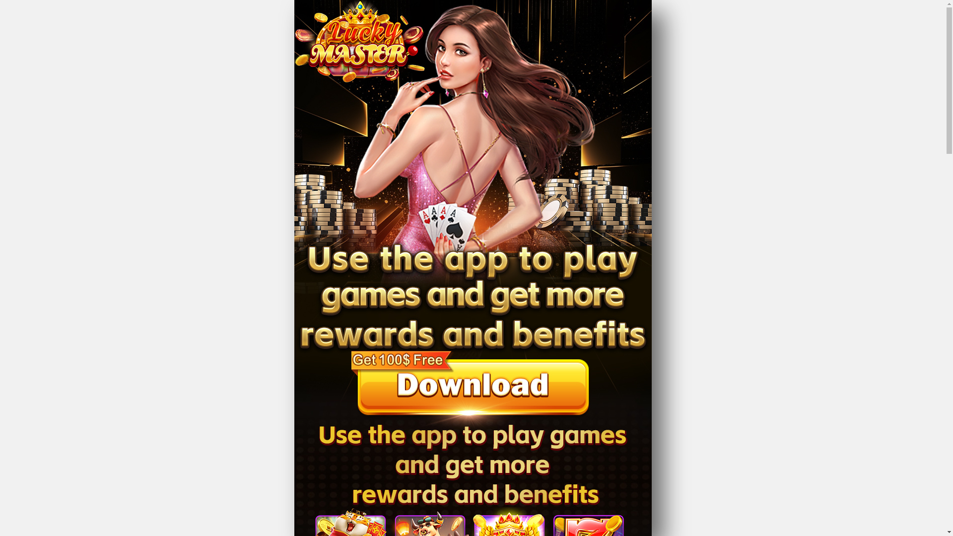 website screenshot of https://luckymaster1.com/
