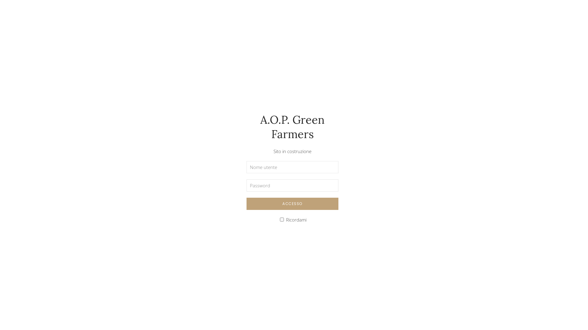website screenshot of https://aopgreenfarmers.it/