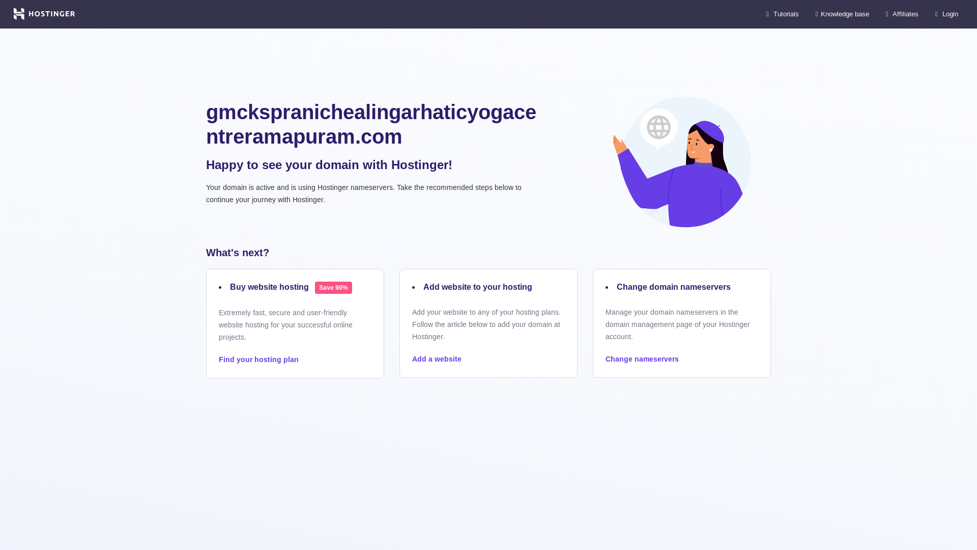 website screenshot of https://gmckspranichealingarhaticyogacentreramapuram.com/