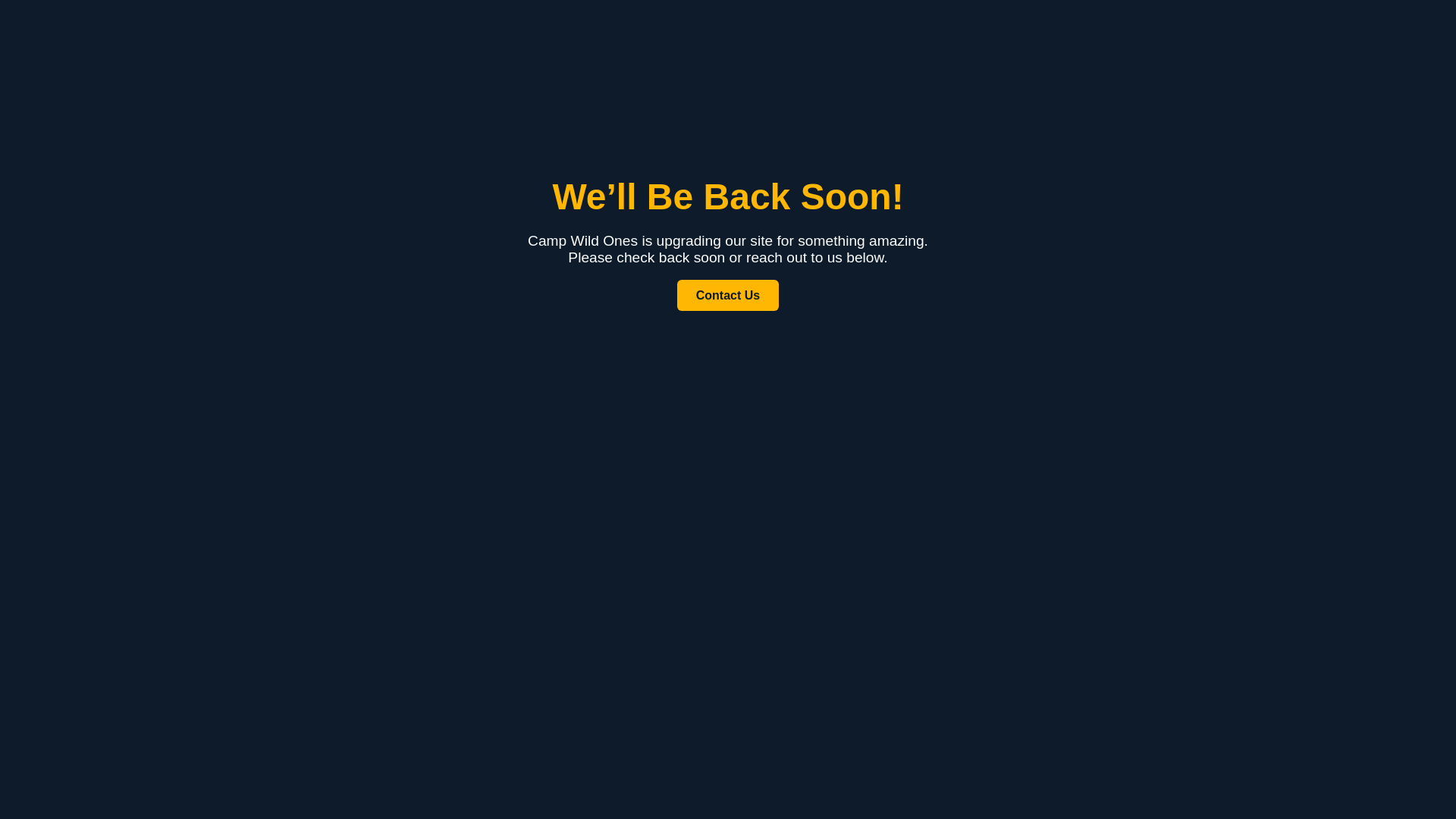website screenshot of https://be-back-soon.pages.dev/