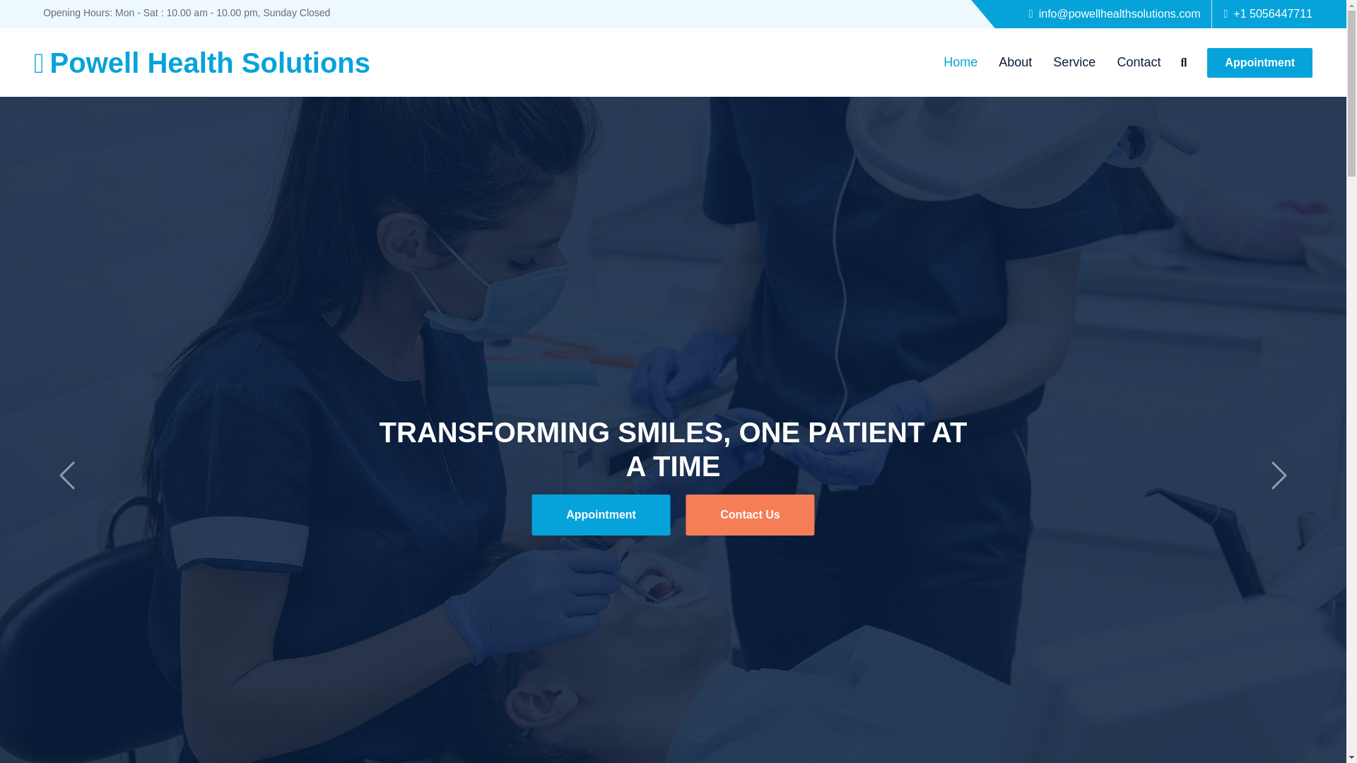 website screenshot of https://powellhealthsolutions.pages.dev/