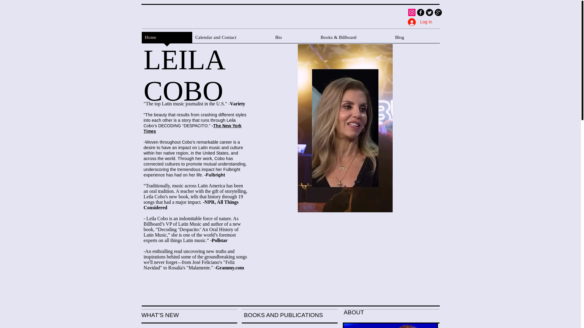 website screenshot of https://musicalatina.biz/