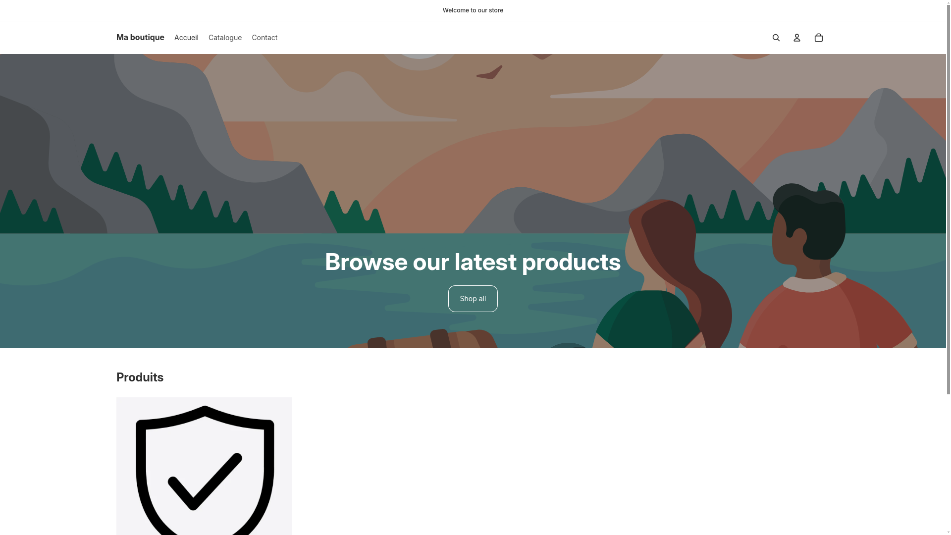 website screenshot of https://normandshop.fr/