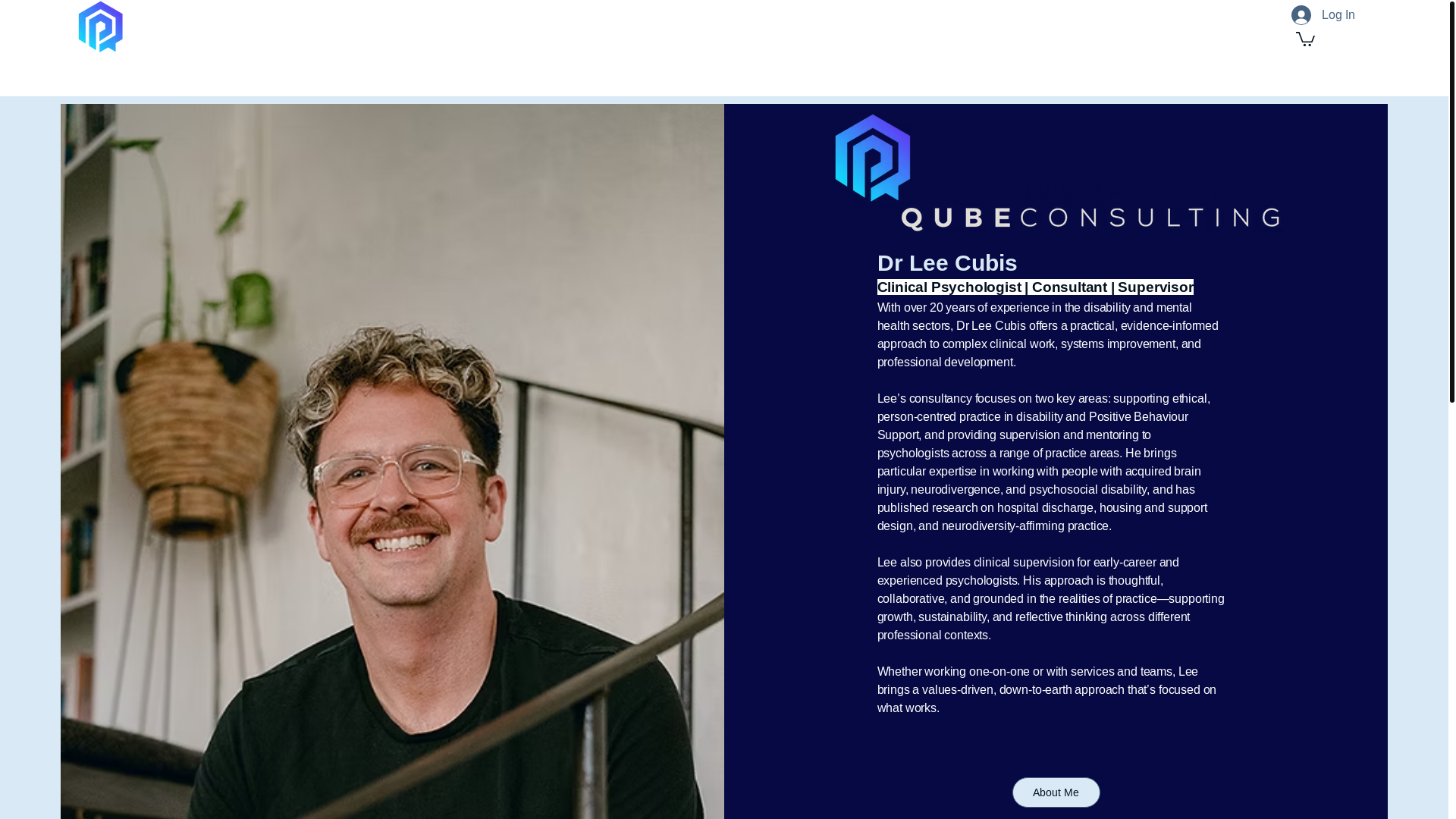 website screenshot of https://qubeacademy.net/