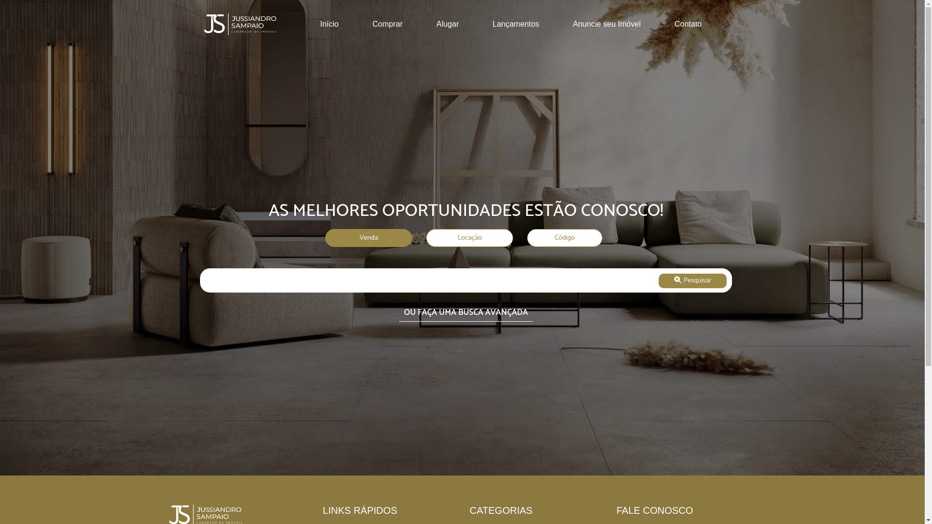 website screenshot of https://jussiandrosampaio.com.br/