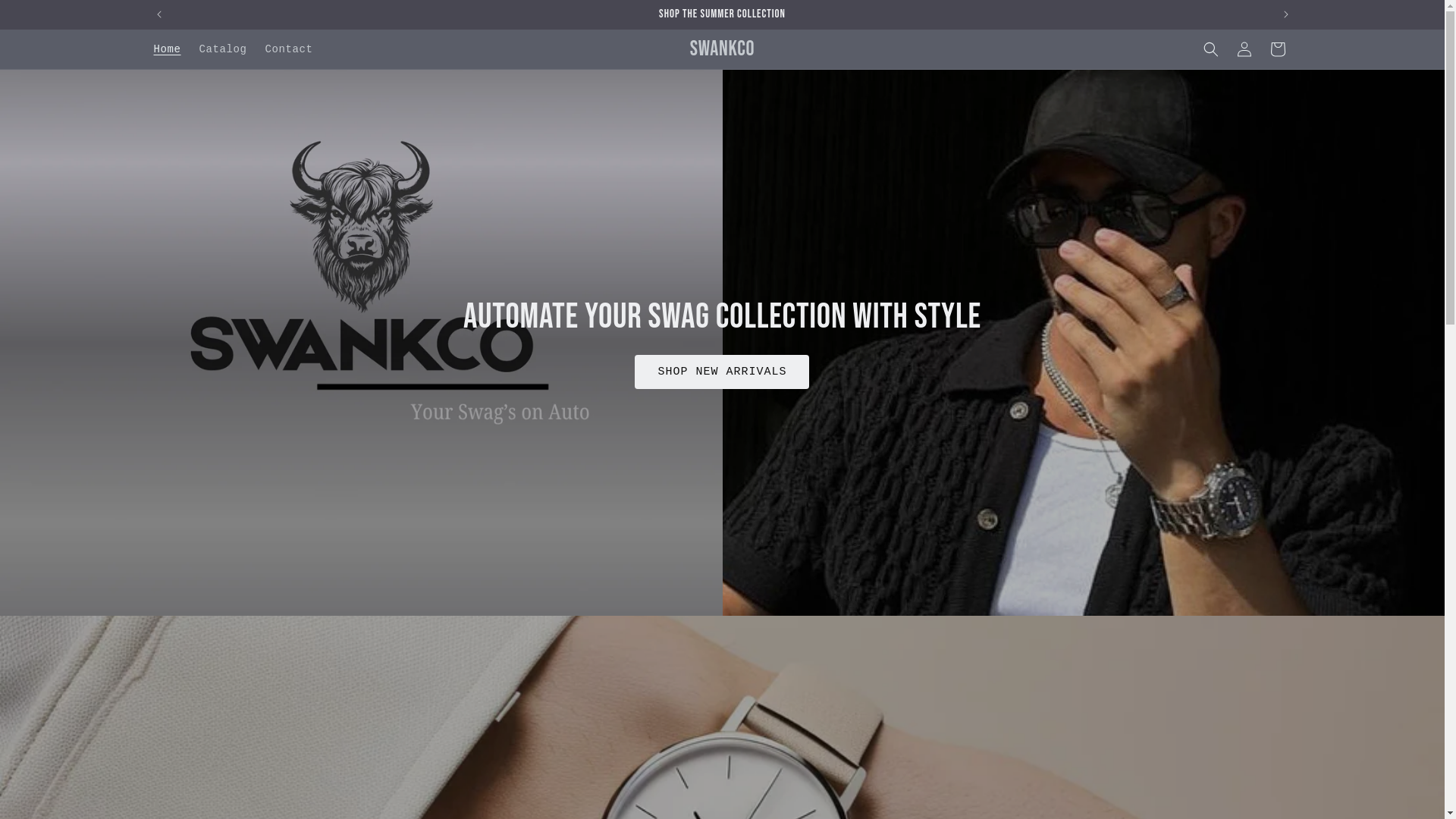 website screenshot of https://swankcopk.com/